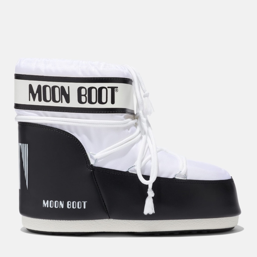Moon Boot Icon Low White Nylon Boots